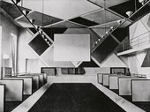 The cinema and ballroom of the Cafe Aubette designed by Theo van Doesburg photographed in 1928